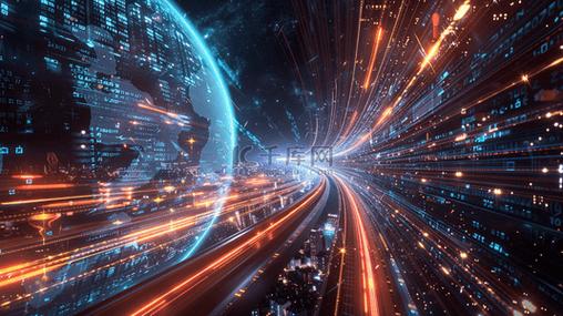 璀璨网络 地球网络科技的时代画卷